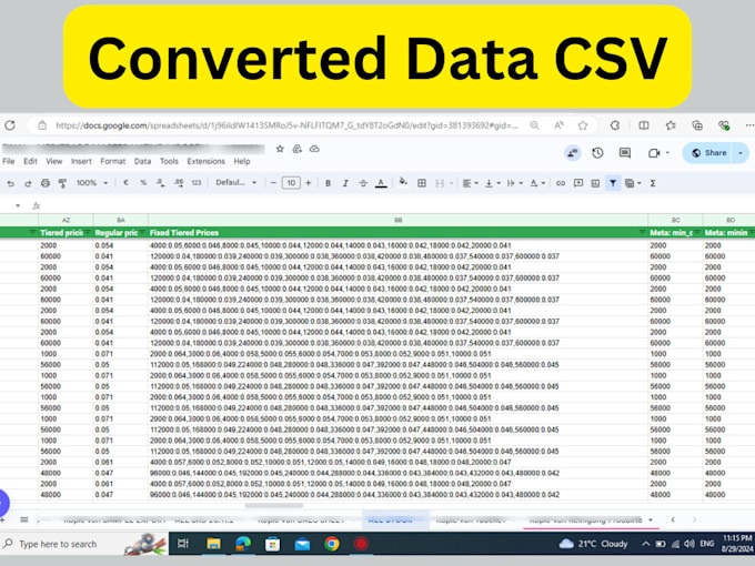 Gig Preview - Expert woocommerce product listing spreadsheet preparation