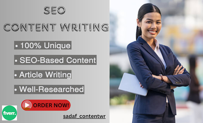 Gig Preview - Be your SEO content writer and article writer