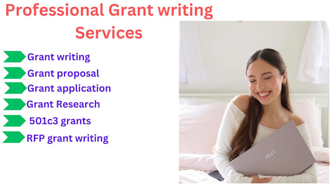 Gig Preview - Write your grant application, grant research, grant writing and grant propos