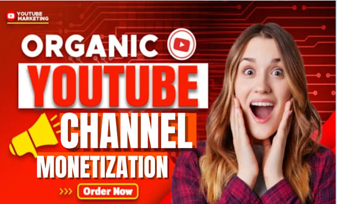 Gig Preview - Do organic youtube video and channel promotion with you tube monetization