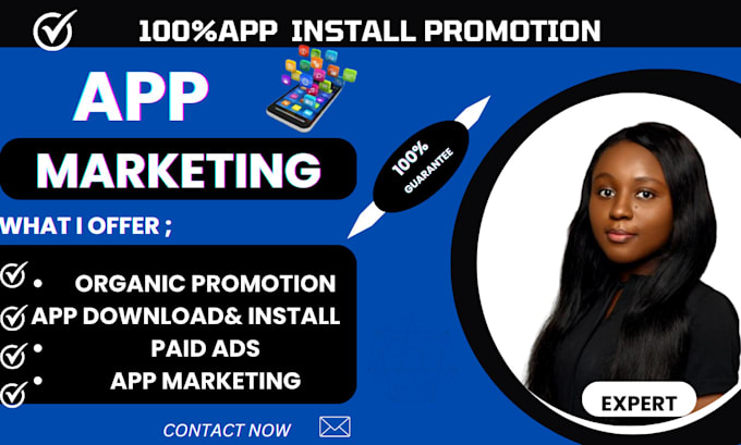 Gig Preview - Do app promotion game promotion app install with app marketing, and mobile app