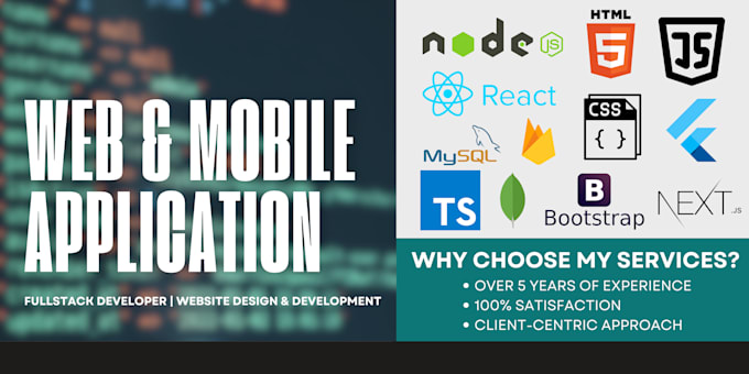 Gig Preview - Develop your desired website or mobile application