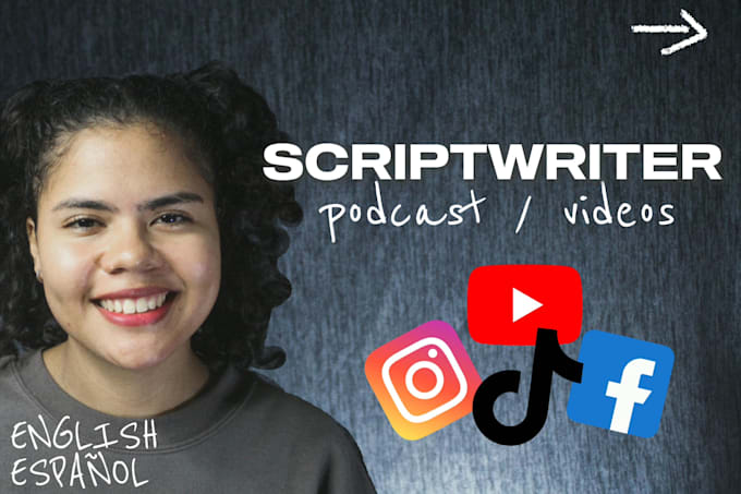 Gig Preview - Write scripts for your social media