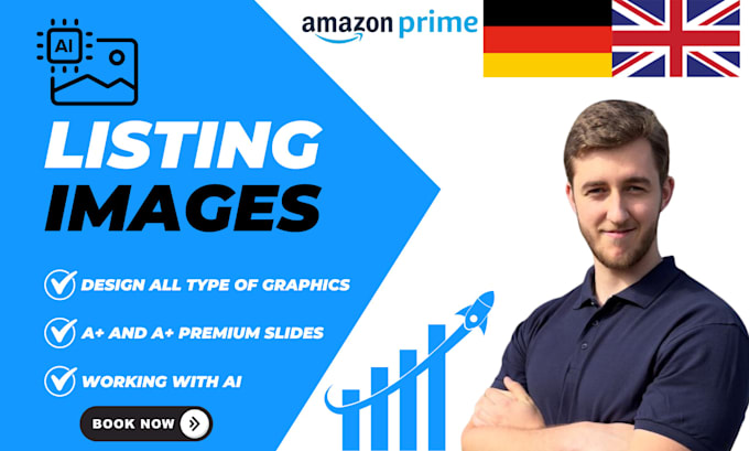 Gig Preview - Design your amazon product images and infographic for your product listing