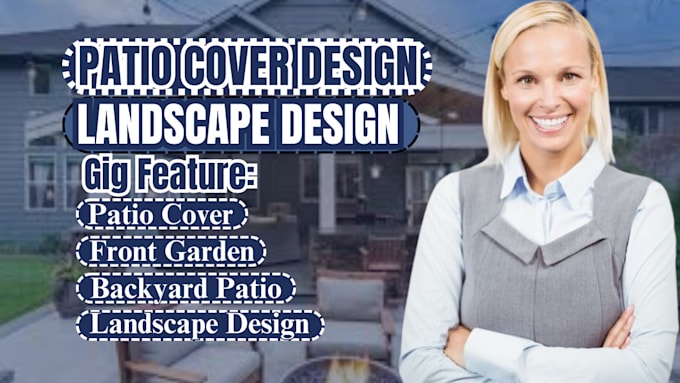 Gig Preview - Site plan, backyard landscape design, landscape plan, landscape architect, patio