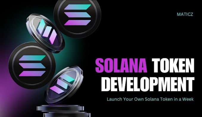 Gig Preview - Create solana token and be your blockchain developer