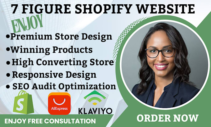 Bestseller - build responsive shopify dropshipping store, shopify store design shopify expert