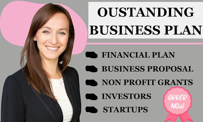 Gig Preview - Write outstanding business plan financial for  startups nonprofit grant investor