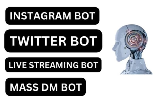 Bestseller - develop bots for youtube, instagram, tiktok, telegram, and twitter