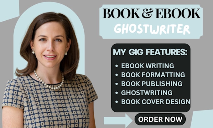 Gig Preview - Be ebook ghostwriter amazon KDP fiction ghost book writer online course content