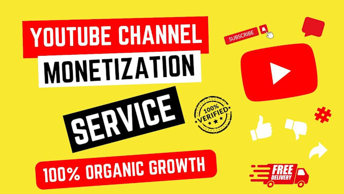 Gig Preview - Do organic youtube video or channel promotion for monetization