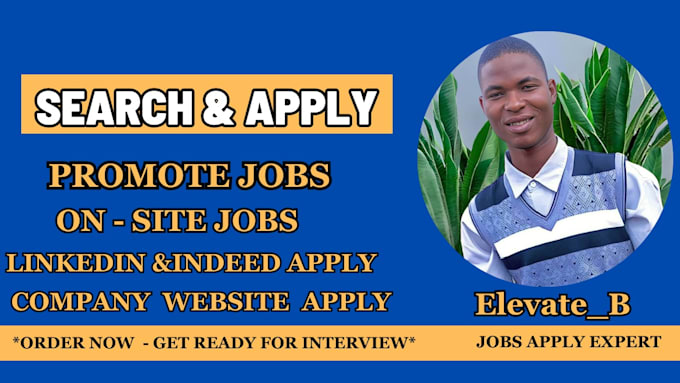 Gig Preview - Search and apply on 1000 jobs for you