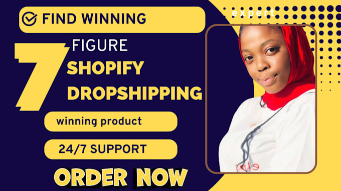 Gig Preview - Find winning product for shopify dropshipping store  or website