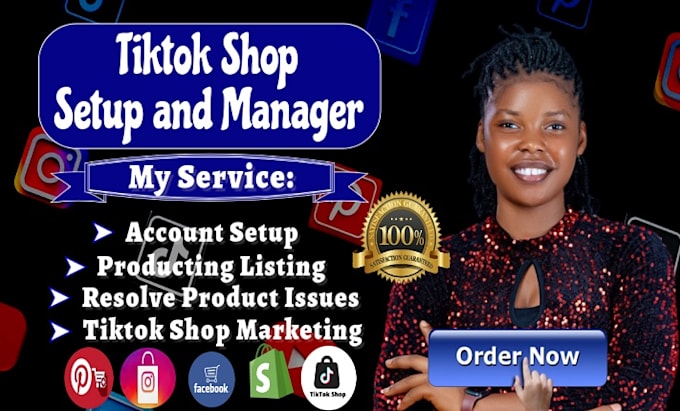 Bestseller - setup tiktok shop, do product hunting, tiktok shop marketing and management