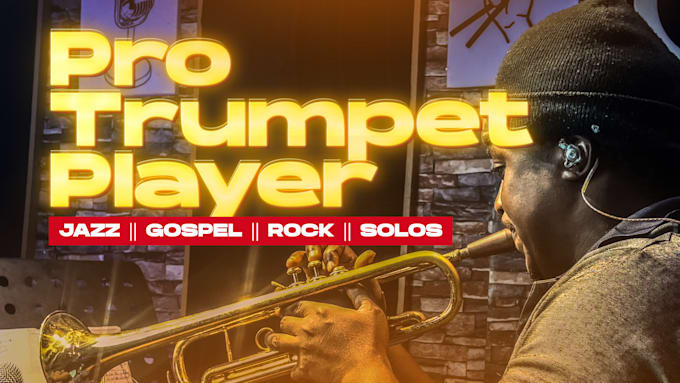 Gig Preview - Be your pro trumpet player for your project on any genre