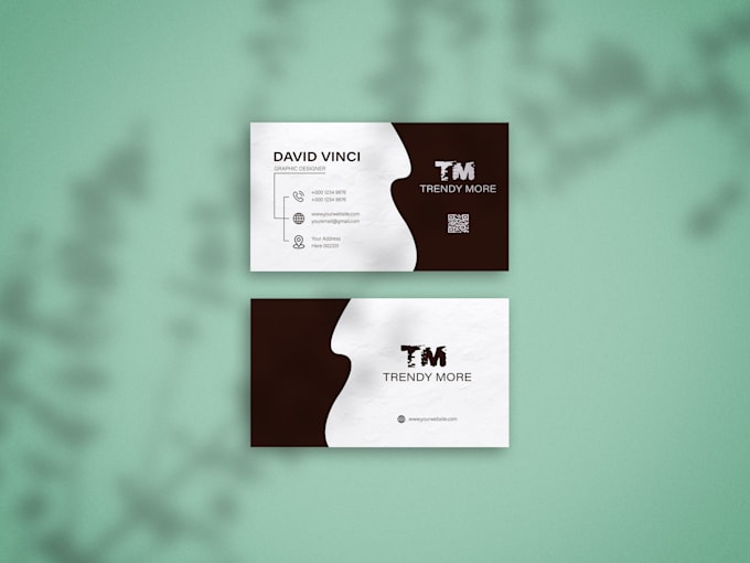 Gig Preview - Design professional unique modern minimalist business card