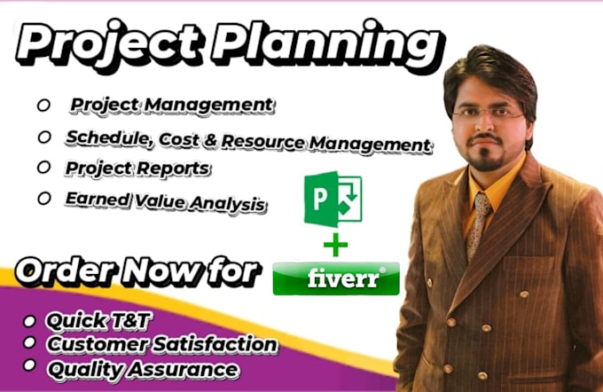 Gig Preview - Do project management assignment using ms project and make gantt chart