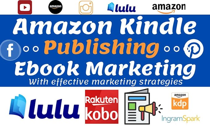 Gig Preview - Amazon KDP ebook formatting kindle publishing children book publishing promotion