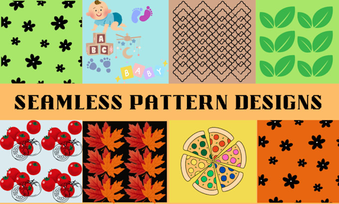 Bestseller - create seamless pattern design for fabric, textile etc