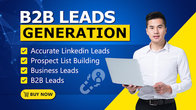 Bestseller - do b2b lead generation, linkedin lead generation and build a prospect email list