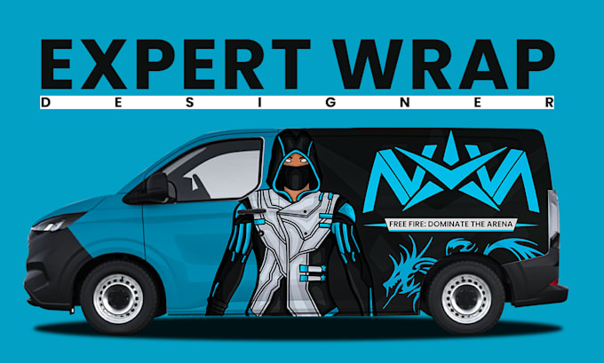 Gig Preview - Create a premium car wrap, van wrap, vehicle wrap design