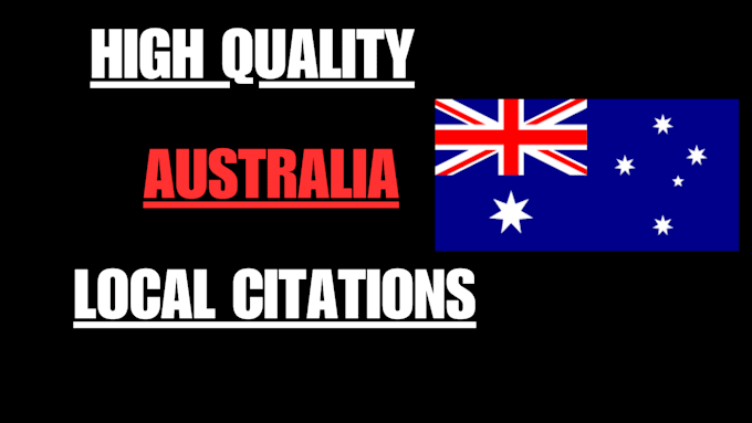 Gig Preview - Create top australia local citations and directory submissions for local SEO