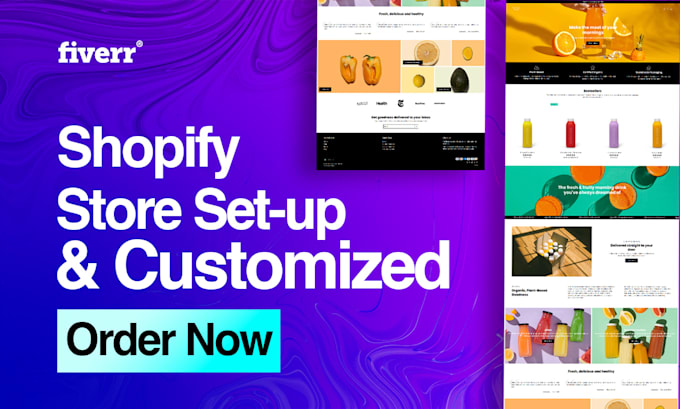 Gig Preview - Do shopify store setup and customized, ecommerce store