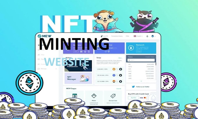 Gig Preview - Build nft minting website, nft smart contract, nft minting dapp and nft website