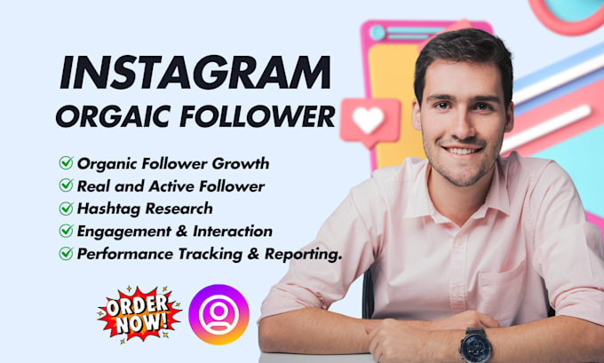 Gig Preview - Do instagram marketing and organically super fast growth follower