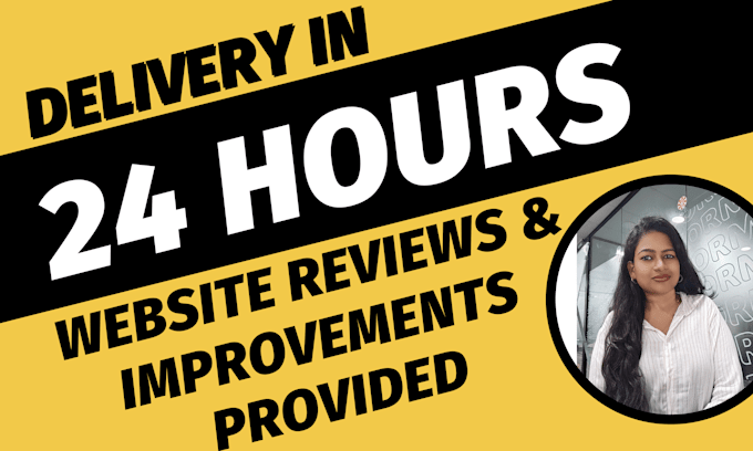 Gig Preview - Deliver in 24 hours website testing and review