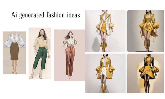 Gig Preview - Make ai generated fashion ideas for you