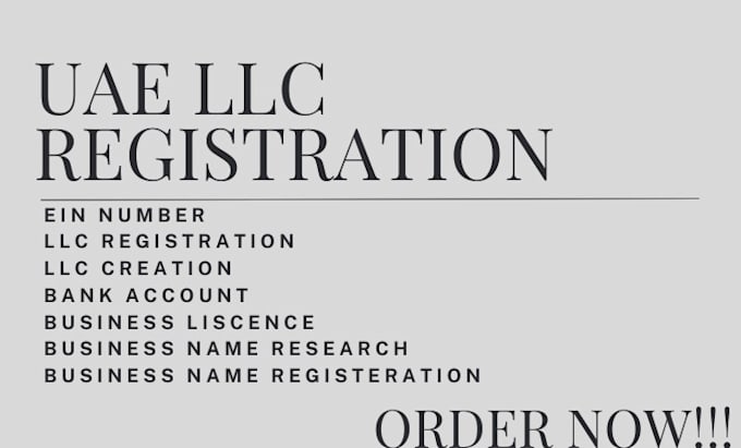 Gig Preview - Do uae llc registration llc creation kuwait llc dubai llc