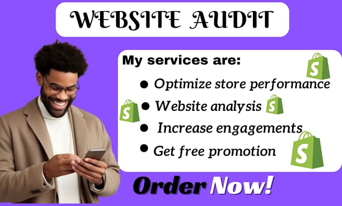 Gig Preview - Do a website audit to get store analysis and boost engagement rate