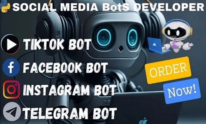 Gig Preview - Develop youtube bot tiktok bot twitch bot instagram api bot live streaming bot