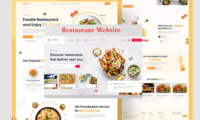 Gig Preview - Design personal, ecommerce, business, restaurant, agency, blog wordpress websit