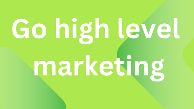 Bestseller - be your gohighlevel landing page, automations