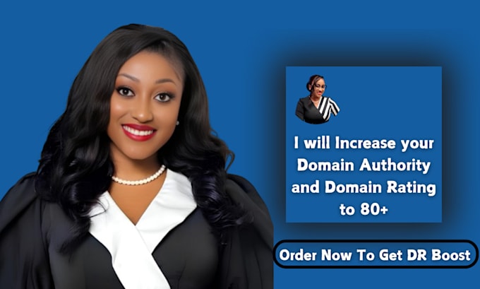 Gig Preview - Increase domain rating ahrefs dr domain authority with quality seo backlinks