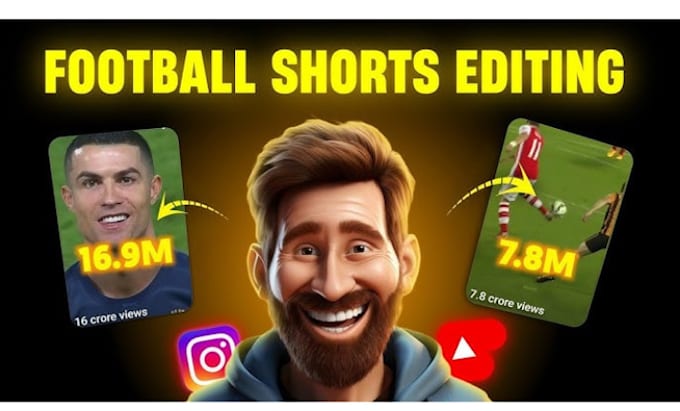 Gig Preview - Create football youtube shorts and reels