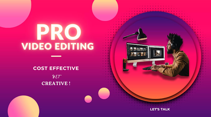 Gig Preview - Provide professional video editing for your youtube content