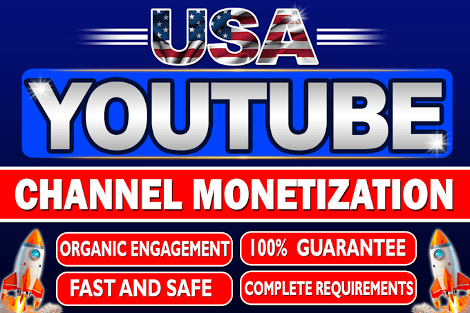 Gig Preview - Do channel promotion for complete youtube channel monetization