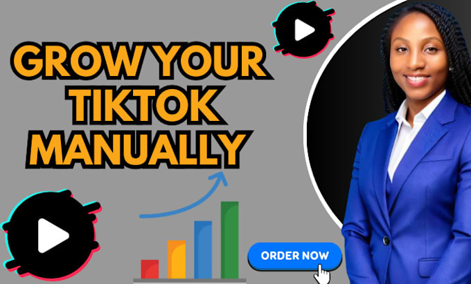 Gig Preview - Grow your tiktok video organically to go viral tiktok social media manage