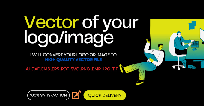 Gig Preview - Convert image or logo to high resolution vector