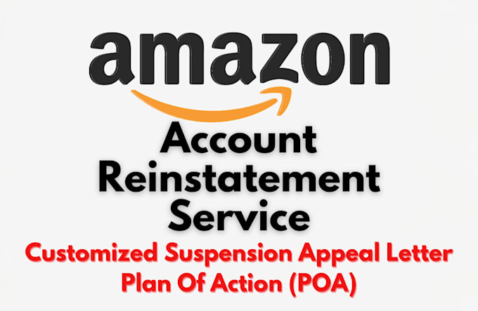 Gig Preview - Do amazon reinstatement section 3 suspension amazon appeal letter reinstatement