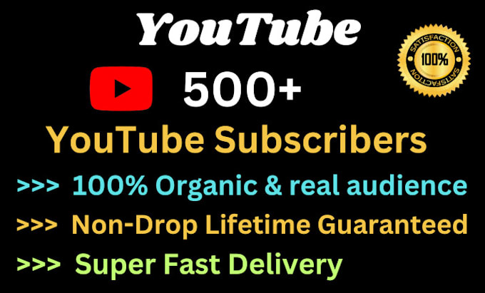 Gig Preview - Skyrocket your youtube active subscribers today