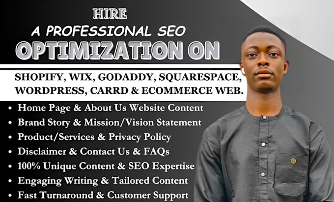 Gig Preview - Do odoo onpage website SEO optimization in squarespace, webflow and duda website