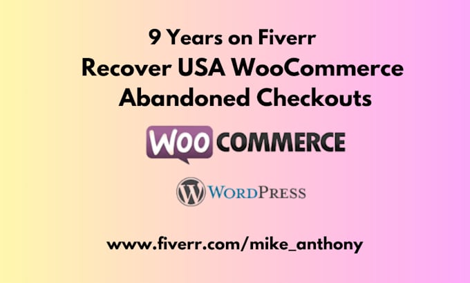 Gig Preview - Recover USA abandoned checkouts with klaviyo flows for woocommerce