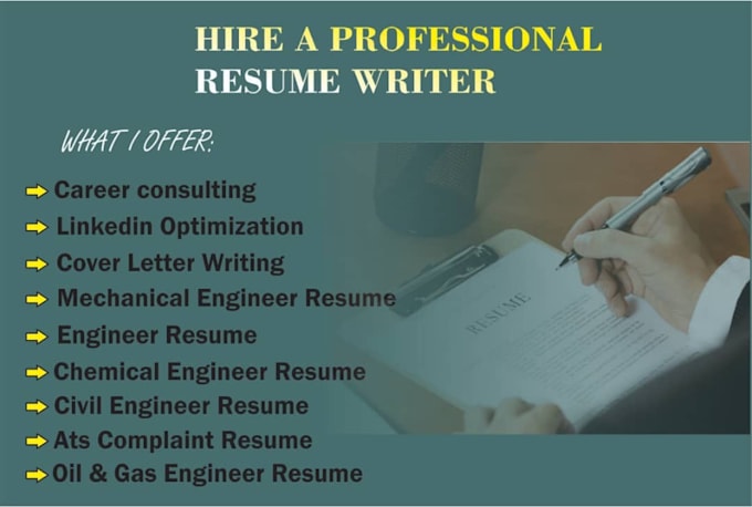 Gig Preview - Do professional ats resume writing, design resume, executive CV and cover letter