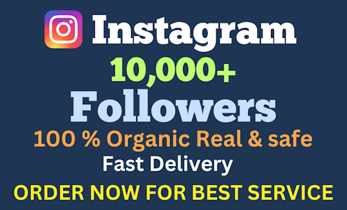 Gig Preview - Increase your real instagram followers organically right away