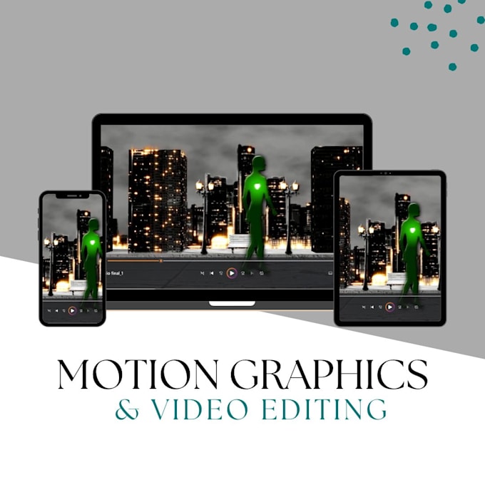 Gig Preview - Do professional videos in motion graphics and video editing