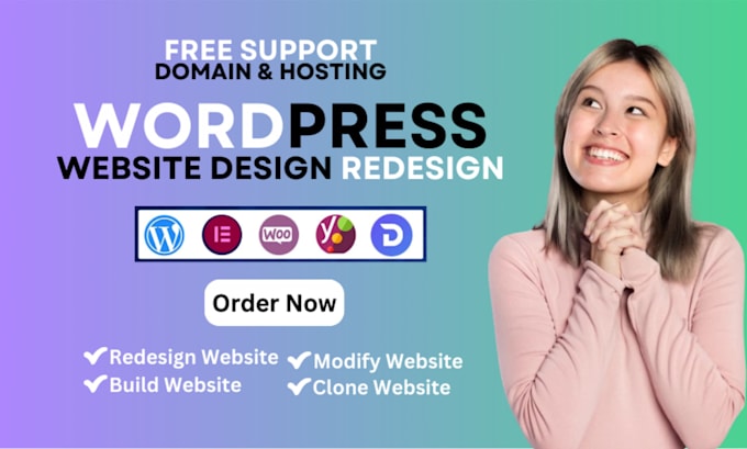 Bestseller - design your wordpress website or revamp with a modern design